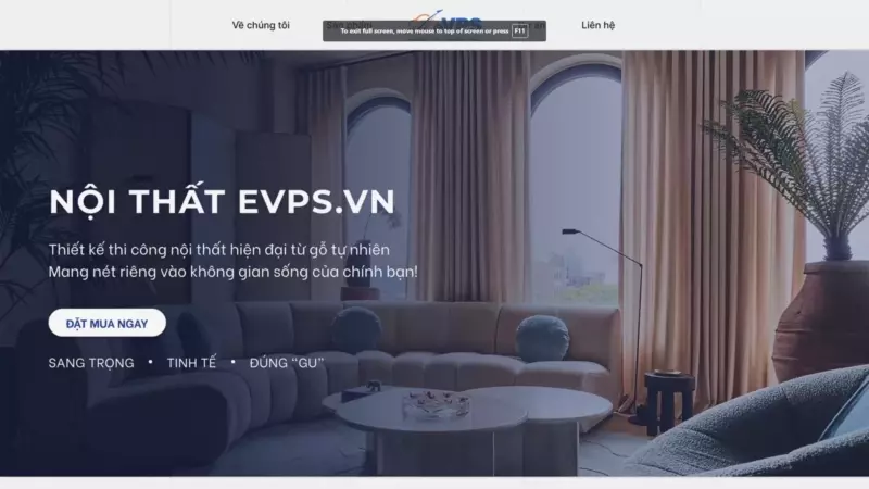 Xây dựng landing page nội thất bằng Elementor