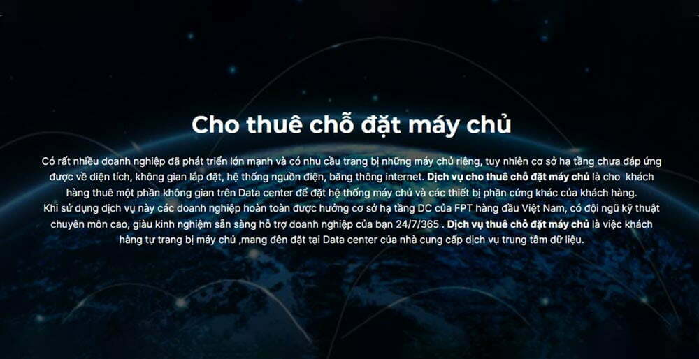 Cho thuê chỗ đặt máy chủ - Giải pháp công nghệ EVPS.VN - Web hosting ...